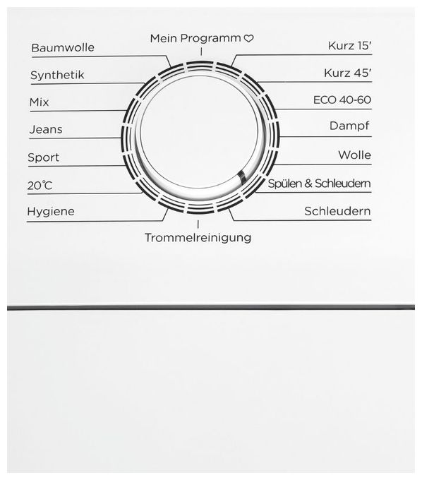 7 kg Toplader Waschmaschine 1200 U/min aquaStop Funktion LTO1207-030A 