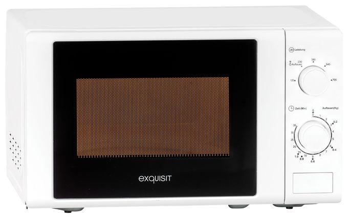 Freistehende Mikrowelle 700 W Größe: klein 5 Stufen  MW900-030 (Weiß) 