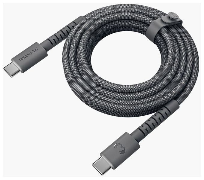 Stecker Rundkabel USB C auf USB C bis 100 W 2 m  2CCC201SG (Grau) 