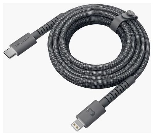 Stecker Lightning auf USB C 0,7 m  FlexWave (Grau) 