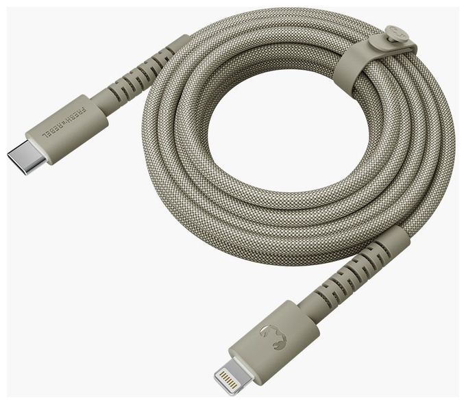 Stecker Rundkabel Lightning auf USB C 2 m  FlexWave (Grün) 