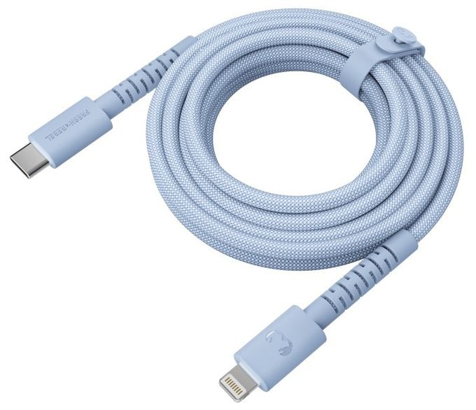 Stecker Rundkabel Lightning auf USB C 2 m  FlexWave (Blau) 