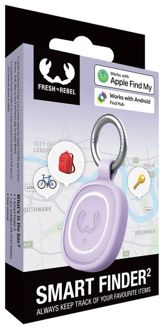 Apple Find My, Google's Find Hub  Smart Finder 2 (Lila) 