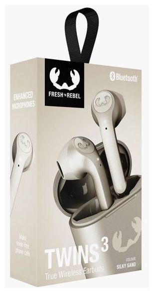 Fresh \'n Rebel Twins 3 In-Ear Bluetooth Kopfhörer Kabellos TWS 6 h Laufzeit  IPX4 (Sand) bei Boomstore