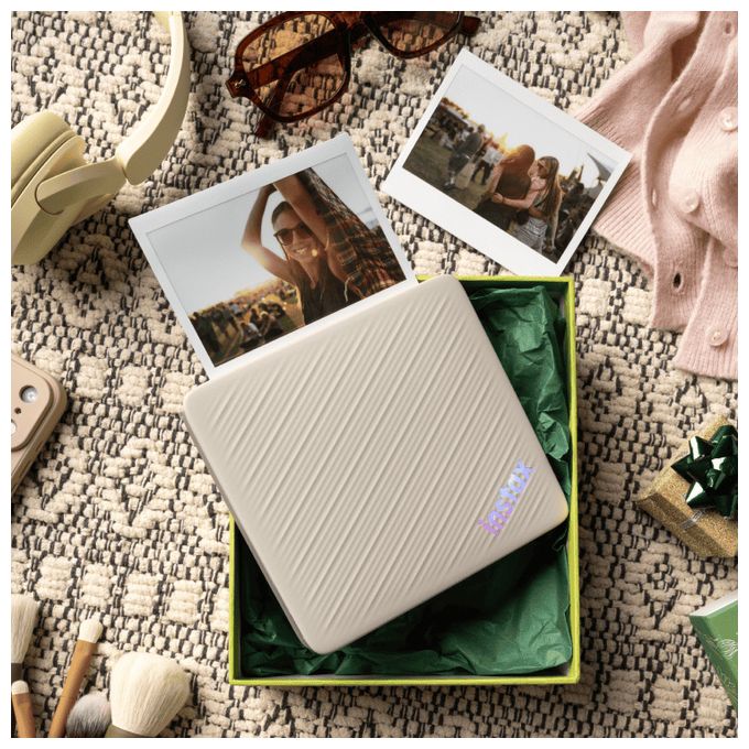 2.4" x 3.9" (6.2x9.9 cm) Foto Drucker 318 x 318 DPI  Instax Link Wide 2 (Beige) 
