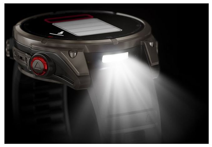 Digital 47 mm Smartwatch Rund 360 h  Fenix 8 Pro (Graphit, Titan) 