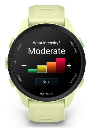 Digital 30 mm Smartwatch Rund  Forerunner 70 (Limette) 