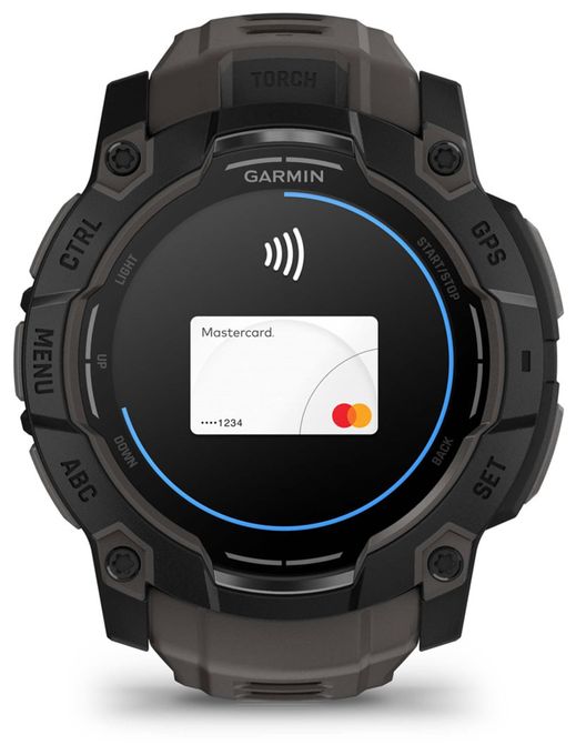 50 mm Smartwatch Rund  Instinct 3 Solar (Schwarz) 