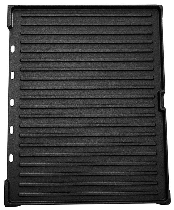 2 Zone(n) 2000 W mit 420 x 280 mm Fläche  42524 Design Plancha & BBQ (Schwarz, Edelstahl) 