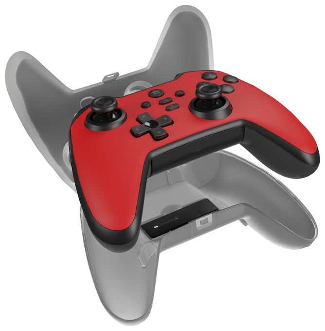 Analog / Digital Gamepad für Android, MAC, Nintendo Switch, PC, iOS  Mangan 400 (Rot) 