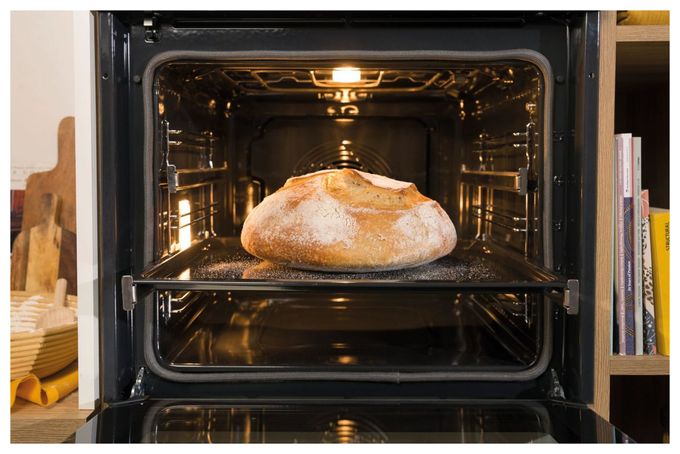 Einbaubackofen maxi Dampfgaren BOS6737E13BG 