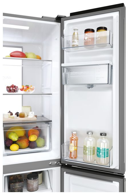 Side-by-Side Kühl-/ Gefrierkombination 307 l / 156 l 232 kWh NoFrost 1815 mm x 833 mm  HCR7818DWPT (Schwarz) 