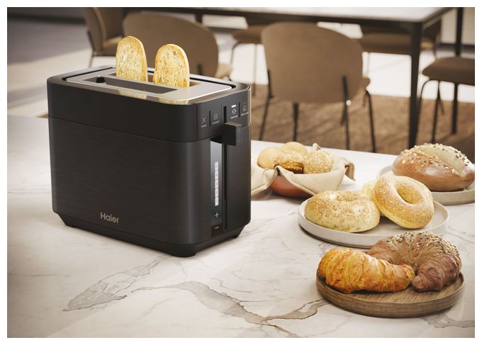 Toaster 1150 W 4 Scheibe(n) 7 Stufen  HTO5A3011 (Schwarz) 