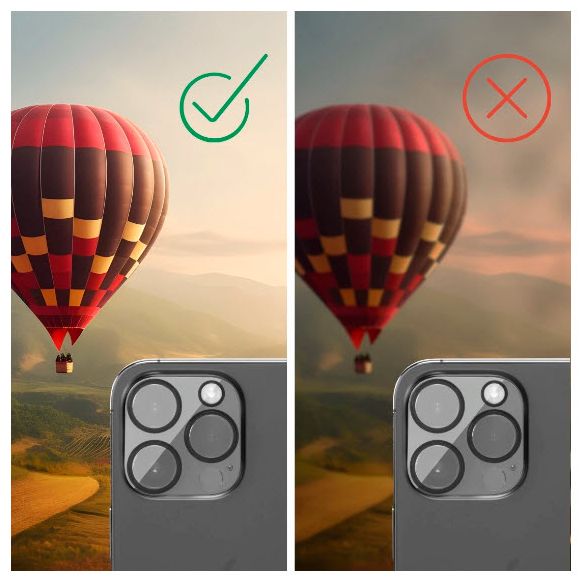 Kameraobjektivschutz gehärtetes Glas 9H für  Apple iPhone 15 Pro / 15 Pro Max Bruchfest, Schlagfest, Schlagfest, Kratzresistent, Splitterfrei, Schockresistent 222743 Cam Protect 