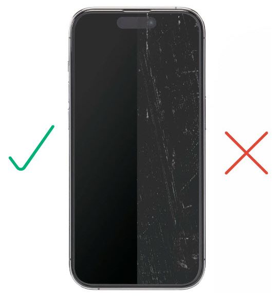 Klare Bildschirmschutzfolie gehärtetes Glas 9H für  Apple iPhone 15 Pro Schlagfest, Schlagfest, Kratzresistent 222763 Clear Protect 