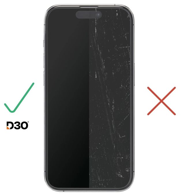 Klare Bildschirmschutzfolie gehärtetes Glas 10H für  Apple iPhone Air Stoßfest, Schlagfest, Kratzresistent 228559 Extreme Protect 