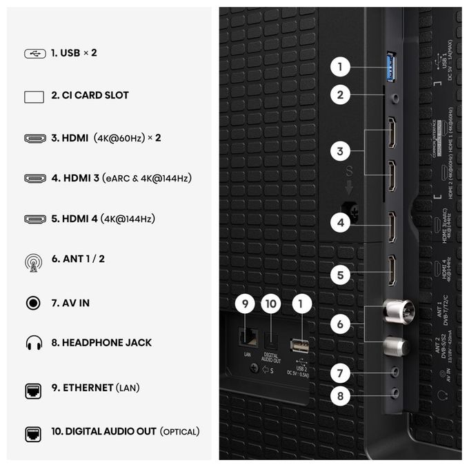 QLED 2,54 m (100 Zoll) Fernseher 4K Ultra HD VESA 800 x 400 mm 100Q7S Pro 