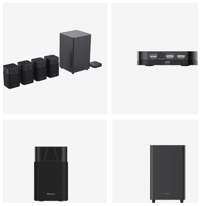 Soundbar 720 W 4.1.2 Kanäle  HT Saturn (Schwarz) 