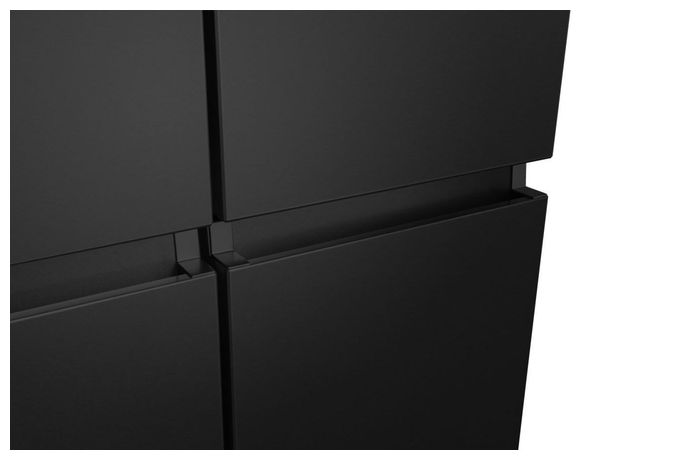 Side-by-Side Kühl-/ Gefrierkombination French Door 393 l / 95 l 320 kWh NoFrost 1785 mm x 912 mm  RQ758N4SAFE (Schwarz) 