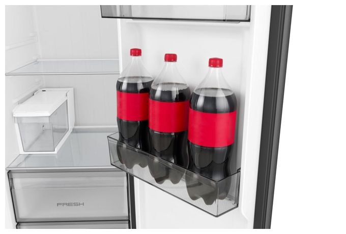 Side-by-Side Kühl-/ Gefrierkombination 347 l / 181 l 312 kWh NoFrost 1786 mm x 911 mm  RS5P528STFE (Schwarz) 
