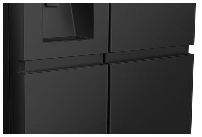 Side-by-Side Kühl-/ Gefrierkombination 417 l / 200 l 221 kWh NoFrost 1790 mm x 910 mm  RS818N4TFC (Schwarz) 