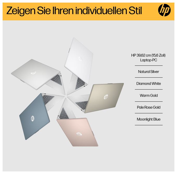 Full HD Notebook 39,6 cm (15.6 Zoll) 1920 x 1080 Pixel 1 TB SSD Windows 11 Home AMD Ryzen 7 max. 4,5 GHz  15-fc0678ng (Silber) 