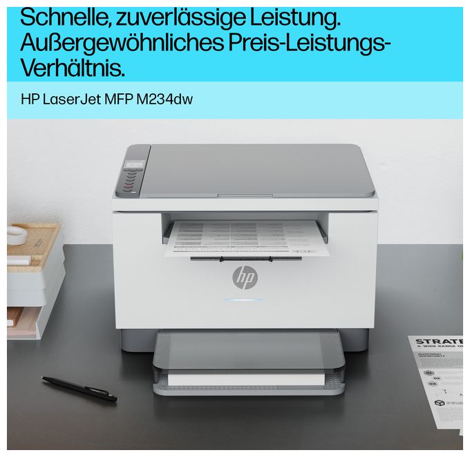 A4 Laser Drucker 600 x 600 DPI 29 Seiten pro Minute LaserJet MFP M234dw All in One 