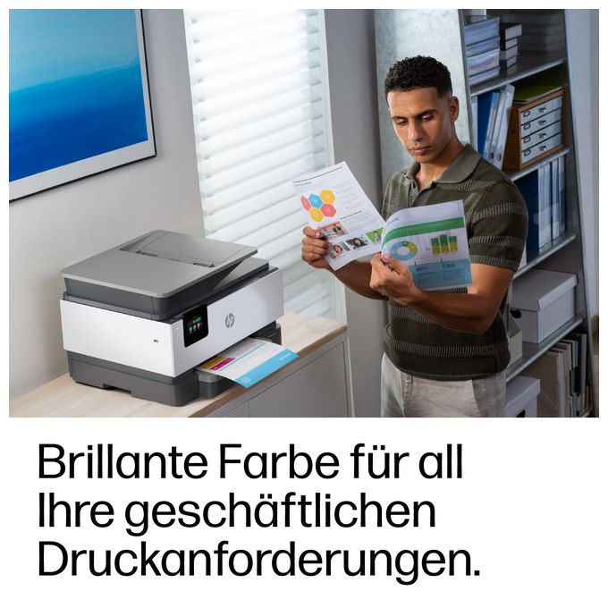 OfficeJet Pro 9132e Wireless All-in-One Farbe Drucker, Instant Ink; Beidseitiger Druck 