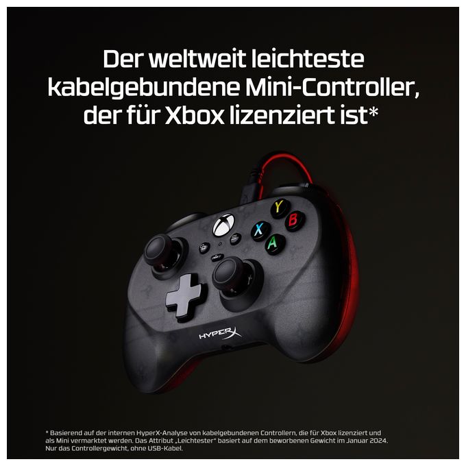 Joystick für Xbox, Xbox One  Clutch Tanto Mini (Schwarz) 