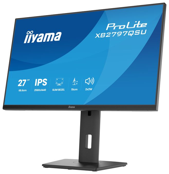 Quad HD Monitor 68,6 cm (27 Zoll) 16:9 1 ms 350 cd/m²  ProLite XB2797QSU-B1 (Schwarz) 