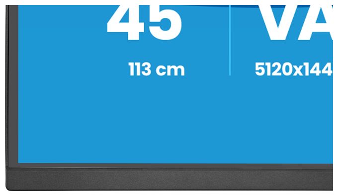 Quad HD Monitor 113 cm ( 44.5 Zoll) 32:9 2 ms 450 cd/m²  ProLite XCB4594DQSU-B1 (Schwarz) 