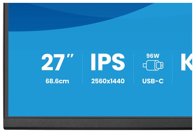 Quad HD Monitor 68,6 cm (27 Zoll) 16:9 350 cd/m²  ProLite XB2797QSNP-B1 (Schwarz) 