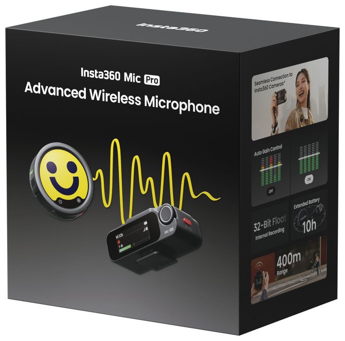  Mic Pro (1 TX + 1 RX) (Schwarz) 