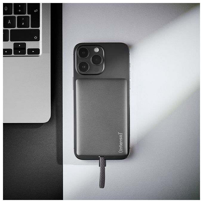 10000 mAh Powerbank USB Typ-C  MC10000 (Schwarz, Grau) 