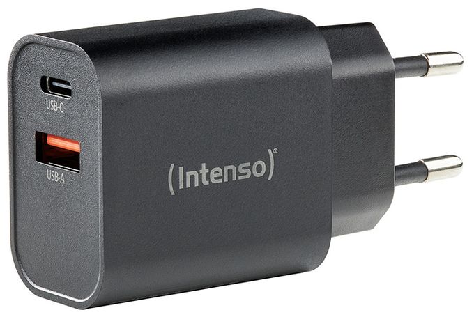 Power Adapter W30AC, 30W, USB-A und USB-C Anschluss, schwarz 
