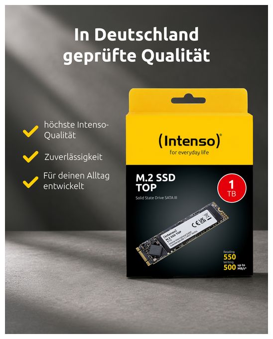 1 TB SSD Serial ATA III M.2 Top 