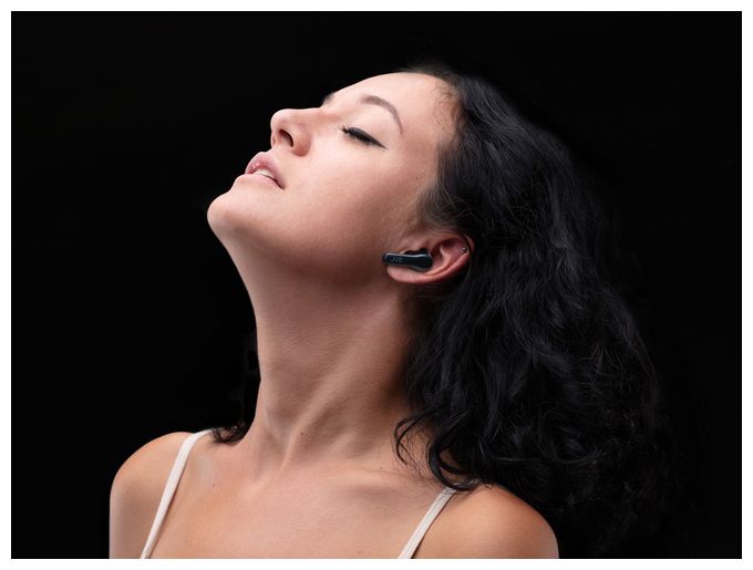 In-Ear Bluetooth Kopfhörer Kabellos TWS 22 h Laufzeit IPX4  HA-A3T (Schwarz) 