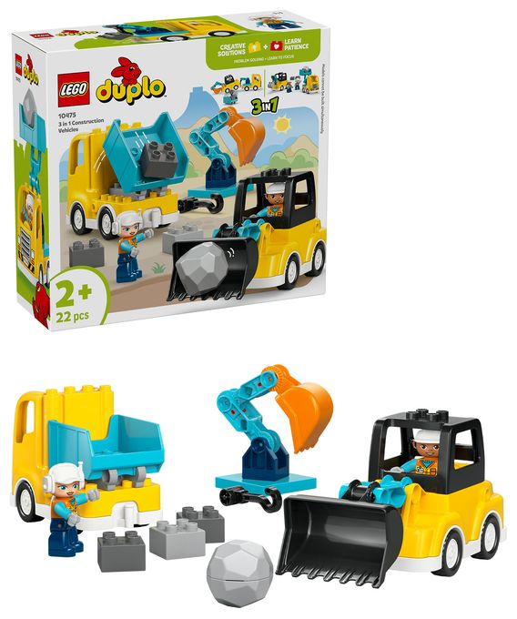 Baufahrzeuge – 3-in-1-Set 