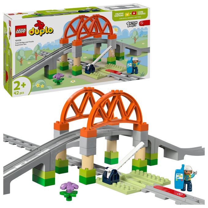 Eisenbahnbrücke und Schienen – Erweiterungsset 