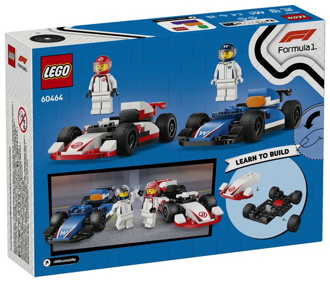 F1® Williams Racing und Haas F1® Rennautos 