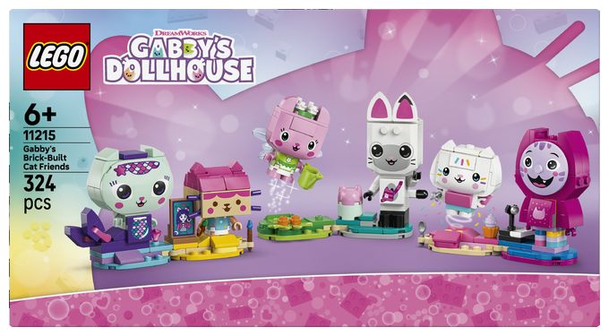 Gabbys Katzenfreunde aus LEGO Steinen 
