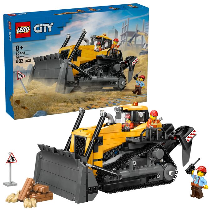 Gelber Bulldozer 