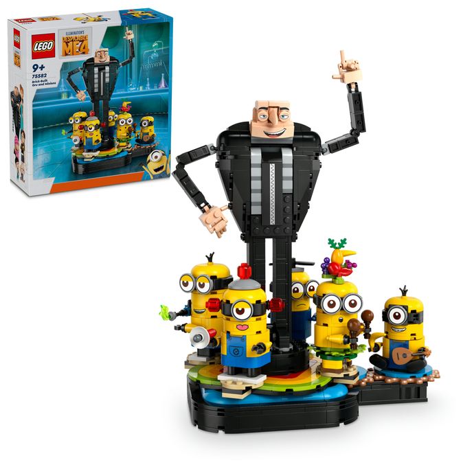 Gru und die Minions aus LEGO® Steinen 