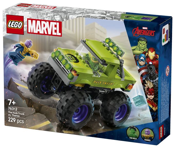 Hulk-Truck vs. Thanos 