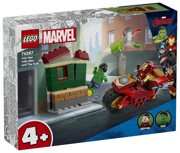 Iron Man mit Bike und der Hulk 