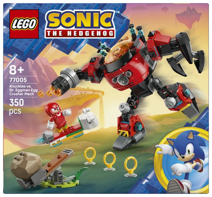 Knuckles vs. Dr. Eggmans Egg Crusher Mech 