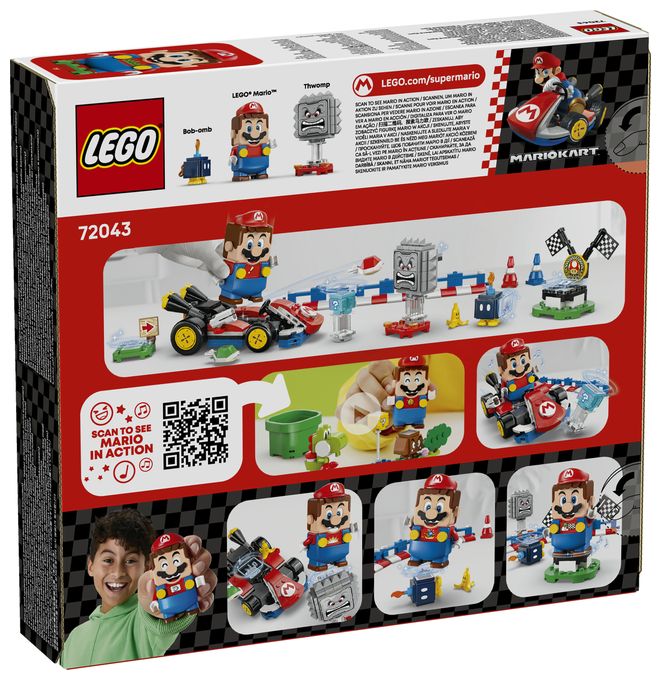 Mario KartTM – Interaktiver LEGO® MarioTM & Standard-Kart 