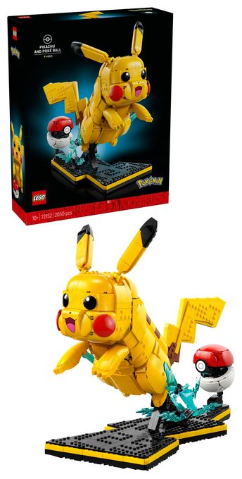 Pikachu und Pokéball 