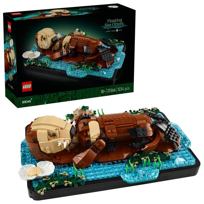 Schwimmende Otter 