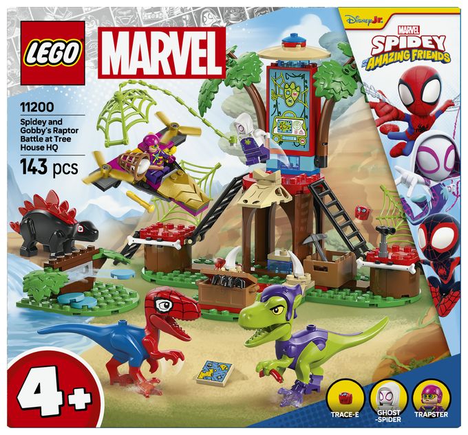 Showdown am Baumhaus: Spidey-Rex vs. Gobby-Raptor 